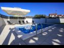 Casa vacanza Kreso - with pool: H(8) Brodarica - Riviera Sibenik  - Croazia - H(8): la piscina