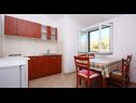 Appartamenti Per - comfortable  family apartments A1(2+2), A2(4+1), A3(2+2) Grebastica - Riviera Sibenik  - Appartamento - A2(4+1): la cucina con la sala da pranzo