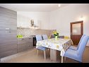 Appartamenti Per - comfortable  family apartments A1(2+2), A2(4+1), A3(2+2) Grebastica - Riviera Sibenik  - Appartamento - A3(2+2): la cucina con la sala da pranzo