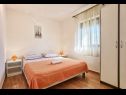 Appartamenti Sealine - 60m from the sea : A1(4), A2(2) Baia Kanica (Rogoznica) - Riviera Sibenik  - Appartamento - A1(4): la camera da letto