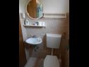 Appartamenti Nadica - sea view: A1(2+1), A2(2+1), A4(4) Baia Kanica (Rogoznica) - Riviera Sibenik  - Appartamento - A1(2+1): il bagno con la toilette