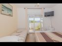 Appartamenti Nadica - sea view: A1(2+1), A2(2+1), A4(4) Baia Kanica (Rogoznica) - Riviera Sibenik  - Appartamento - A2(2+1): la camera da letto