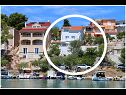 Appartamenti Elvi - amazing position & parking: A1 mali(2+1), A2(2+2), A3(4+1), A4 gornji(4+1), A5(2+1) Primosten - Riviera Sibenik  - la casa