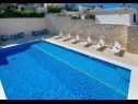 Appartamenti Bisernica - with pool; A1(6), A2(6), A3(2) Razanj - Riviera Sibenik  - Appartamento - A1(6): la piscina