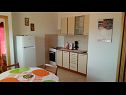 Appartamenti Fran - only 150m from beach: A1(4+2), A2(2+1) Rogoznica - Riviera Sibenik  - Appartamento - A2(2+1): la cucina con la sala da pranzo
