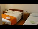 Appartamenti Fran - only 150m from beach: A1(4+2), A2(2+1) Rogoznica - Riviera Sibenik  - Appartamento - A1(4+2): la camera da letto