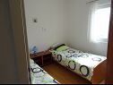 Appartamenti Zita - 50 m from sea: A1(4) Rogoznica - Riviera Sibenik  - Appartamento - A1(4): la camera da letto