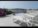 Casa vacanza Igor -10 m from beach : H(5) Rogoznica - Riviera Sibenik  - Croazia - H(5): la terrazza
