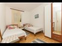 Appartamenti Srki - 50m from the sea: A1 prizemlje (4) , A2 kat (4) Rogoznica - Riviera Sibenik  - Appartamento - A1 prizemlje (4) : la camera da letto