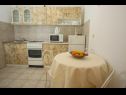 Appartamenti Tonci - by the sea: A2(4), A3(4) Rogoznica - Riviera Sibenik  - Appartamento - A3(4): la cucina con la sala da pranzo