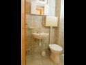 Appartamenti Tonci - by the sea: A2(4), A3(4) Rogoznica - Riviera Sibenik  - Appartamento - A3(4): il bagno con la toilette