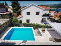 Casa vacanza Nepi - with pool: H(6+2) Rogoznica - Riviera Sibenik  - Croazia - la piscina