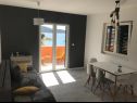 Appartamenti Delfin - sea view: A3(2+2), A4(2+2) Sepurine (Isola di Prvic) - Riviera Sibenik  - Appartamento - A3(2+2): il soggiorno