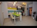 Appartamenti Njoko - sea view & private parking: A1(2+2), A2(3+2) Sepurine (Isola di Prvic) - Riviera Sibenik  - Appartamento - A1(2+2): la cucina con la sala da pranzo