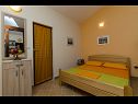 Appartamenti Georgi - 200 m from sea: SA1 crveni(2), SA2 oranz(2), SA3 zuti(2) Baia Stivasnica (Razanj) - Riviera Sibenik  - Croazia - Studio appartamento - SA2 oranz(2): la camera da letto