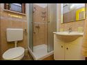 Appartamenti Georgi - 200 m from sea: SA1 crveni(2), SA2 oranz(2), SA3 zuti(2) Baia Stivasnica (Razanj) - Riviera Sibenik  - Croazia - Studio appartamento - SA3 zuti(2): il bagno con la toilette