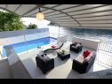 Casa vacanza Peros - heated pool: H(8) Baia Stivasnica (Razanj) - Riviera Sibenik  - Croazia - H(8): la piscina