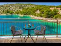 Casa vacanza Silva - with pool and great view: H(7) Baia Stivasnica (Razanj) - Riviera Sibenik  - Croazia - H(7): la terrazza
