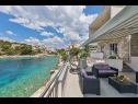 Casa vacanza Peros - heated pool: H(8) Baia Stivasnica (Razanj) - Riviera Sibenik  - Croazia - H(8): la terrazza