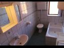 Appartamenti Marija - 100 m from beach: A1(4), A2(4), A3(4), A4(3), A5(2+1) Tribunj - Riviera Sibenik  - Appartamento - A2(4): il bagno con la toilette