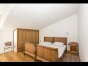Appartamenti Slavka - free parking & BBQ: SA1(2), SA2(2+1), SA3(3), A4(4+1) Tribunj - Riviera Sibenik  - Appartamento - A4(4+1): la camera da letto