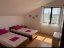 Appartamenti Ivica - 300 m from sea: A1(6) Tribunj - Riviera Sibenik  - Appartamento - A1(6): la camera da letto