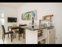 Appartamenti Slava - cosy apartments for 2 person: A5 - crni (2), A4 - zeleni (2) Vodice - Riviera Sibenik  - Appartamento - A4 - zeleni (2): la cucina con la sala da pranzo