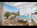 Appartamenti Big blue - terrace lounge: A1(4) Vodice - Riviera Sibenik  - la terrazza ortense