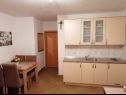 Appartamenti Maca - seaview & private parking: A1(2+1), A2(3+1), A3(3+2), SA4(2), A5(3+1), A6(3+2), SA7(2) Zablace - Riviera Sibenik  - Appartamento - A1(2+1): la cucina con la sala da pranzo