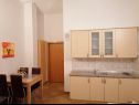 Appartamenti Maca - seaview & private parking: A1(2+1), A2(3+1), A3(3+2), SA4(2), A5(3+1), A6(3+2), SA7(2) Zablace - Riviera Sibenik  - Appartamento - A5(3+1): la cucina con la sala da pranzo