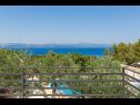 Casa vacanza Villa Ante - with pool: H(6) Rogac - Isola di Solta  - Croazia - lo sguardo dalla terrazza