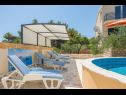 Casa vacanza Villa Ante - with pool: H(6) Rogac - Isola di Solta  - Croazia - la piscina