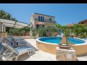 Casa vacanza Villa Ante - with pool: H(6) Rogac - Isola di Solta  - Croazia - H(6): la piscina