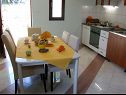 Casa vacanza Ina - peaceful H Pierida (8+4) Stomorska - Isola di Solta  - Croazia - H Pierida (8+4): la cucina con la sala da pranzo