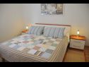 Appartamenti Sonja - 10m from beach : A1-Plavi(2), A2-Zeleni(2+2), A3-Bez(2+2) Stomorska - Isola di Solta  - Appartamento - A2-Zeleni(2+2): la camera da letto