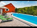 Casa vacanza Brapa - open swimming pool: H(4) Hrvace - Riviera Split  - Croazia - la piscina