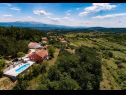 Casa vacanza Brapa - open swimming pool: H(4) Hrvace - Riviera Split  - Croazia - la casa