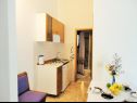 Appartamenti Božana - with parking : A1(2), A2(2+1), A3(3+2) Kastel Luksic - Riviera Split  - Appartamento - A2(2+1): la cucina con la sala da pranzo