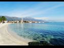 Appartamenti Damir - with garden: A1(6) Kastel Stafilic - Riviera Split  - la spiaggia
