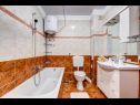 Appartamenti Big - sea view; A1(6+2) Podstrana - Riviera Split  - Appartamento - A1(6+2): il bagno con la toilette