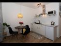 Appartamenti Edvard - garden terrace : SA1- zeleni (2), SA2- plavi (2) Split - Riviera Split  - Studio appartamento - SA1- zeleni (2): la cucina con la sala da pranzo