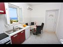 Appartamenti Marija - beautiful sea view: A1(4+1) Drvenik Mali (Isola di Drvenik Mali) - Riviera Trogir  - Appartamento - A1(4+1): la cucina con la sala da pranzo