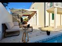 Appartamenti Zeljko - with pool : A1(6) Marina - Riviera Trogir  - la terrazza