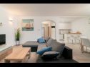 Appartamenti Lux 3 - heated pool: A5(4+2), A6(4+2) Marina - Riviera Trogir  - Appartamento - A5(4+2): il soggiorno