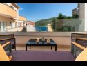 Appartamenti Lux 3 - heated pool: A5(4+2), A6(4+2) Marina - Riviera Trogir  - la terrazza