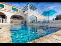Casa vacanza Stone&Olive - with pool: H(5+1) Marina - Riviera Trogir  - Croazia - H(5+1): la piscina