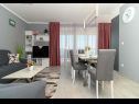 Appartamenti Iva - great view: A1(4) Seget Donji - Riviera Trogir  - Appartamento - A1(4): il soggiorno