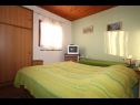Appartamenti Kira - 20 M from the beach : A1(4+1) Seget Vranjica - Riviera Trogir  - Appartamento - A1(4+1): la camera da letto