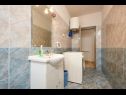 Appartamenti Mare - 30 m from pebble beach: SA1(2), SA2(2), A3(4), A4(4), A5(8) Seget Vranjica - Riviera Trogir  - Appartamento - A5(8): il bagno con la toilette