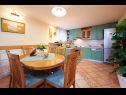 Casa vacanza Villa Linda - big terraces: H(5+2) Seget Vranjica - Riviera Trogir  - Croazia - H(5+2): la cucina con la sala da pranzo